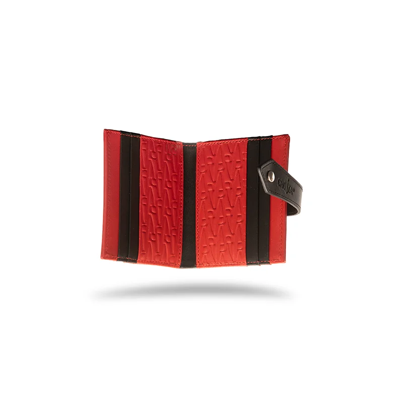 Wallet CROATA CROATA Thematic Thematic Glagolitic alphabet Red  Leather 100%  