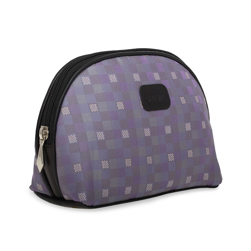 Cosmetic bag CROATA Thematic Thematic Braiding Purple  Leather 100%  
