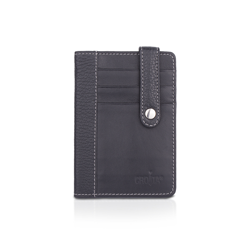 Travel documents etui CROATA  Elementum Classic Classic Classic Black  Leather 100%  