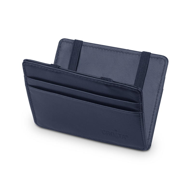 Travel documents etui CROATA  Elementum Thematic Thematic Thematic Dark blue  Leather 100%  