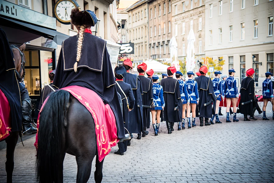 <strong>CRAVAT REGIMENT</strong><br>Necktie day celebration with famous Cravat Regiment in Zagreb!